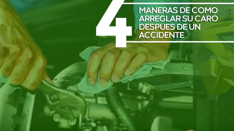 4 Maneras de Como Arreglar Su Carro Después De Un Accidente